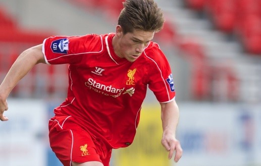 Kent in action against Ludogorets in the UEFA Youth League, 2014.